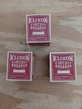 3 Vintage NOS Klixon Circuit Breaker CA-20 Clean Boxes picture