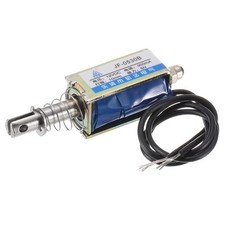 DC 12V 0.3A Solenoid Electromagnet Push Pull Type 5N 10mm Open Frame JF-0530B picture