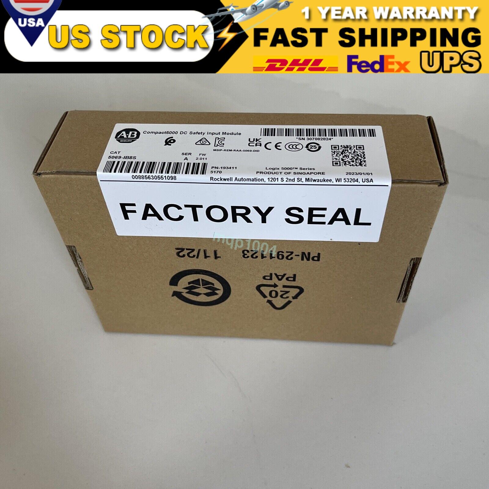 NEW~ Allen Bradley 5069-IB8S  Surplus 5069-IB8S