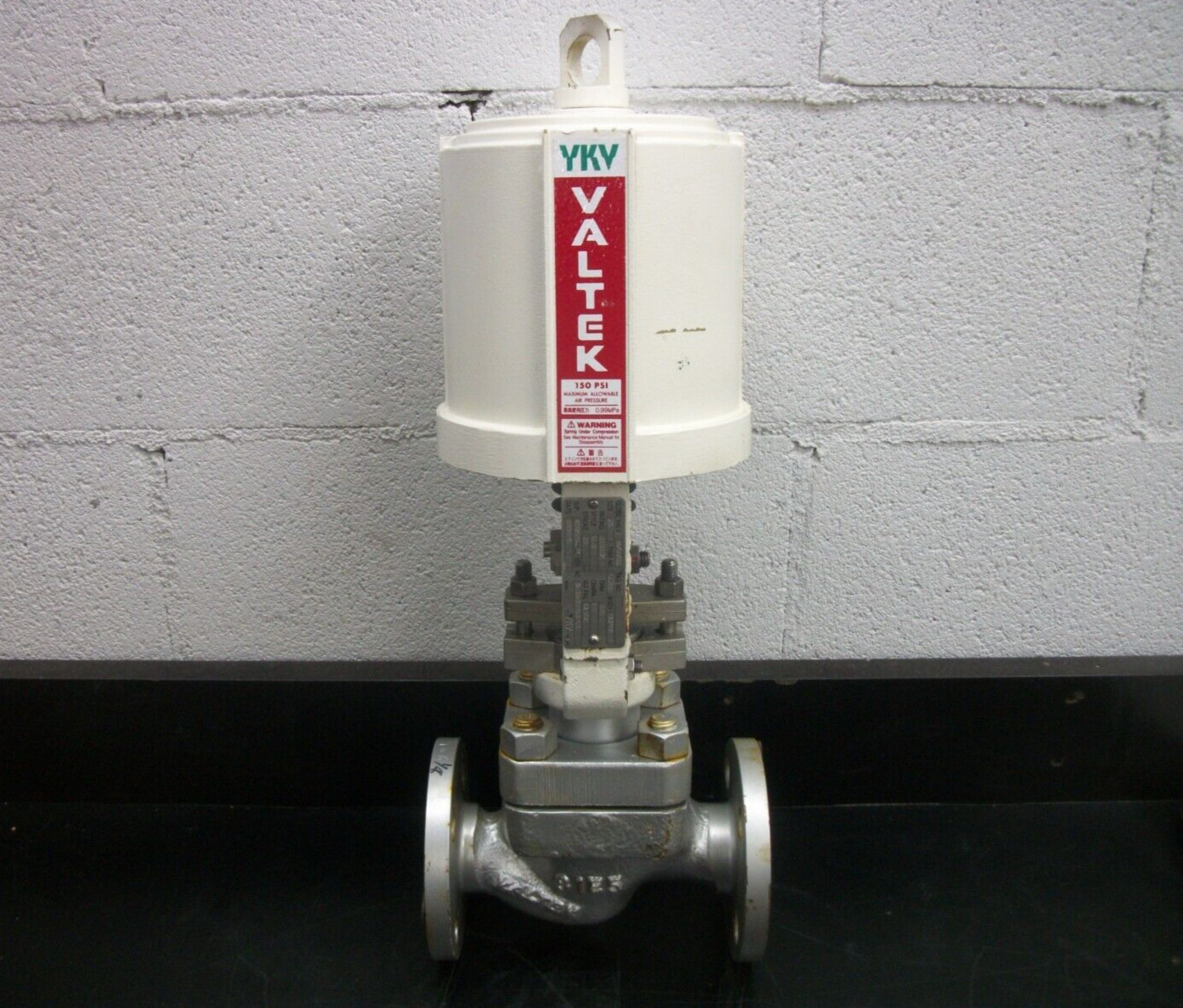 VALTEK YKV FLOWSERVE SIZE 25 PNEUMATIC ACTUATOR VALVE M/GV01 150PSI