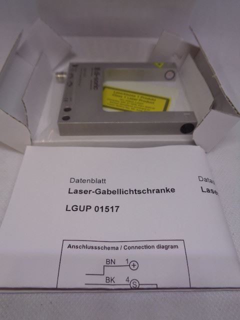 Di-Soric LGUP 01517 Laser Fork Light Barrier, 10…35VDC, Class2, 200mA, pnp
