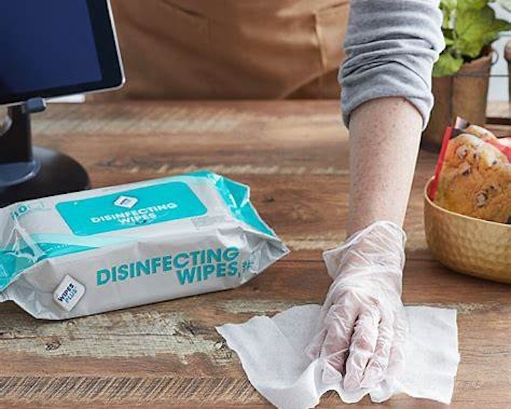 WipesPlus Disinfecting Wipes-480 Total Industrial Strength Wipes-3 Packs of 80 WipesPlus Disinfecting Wipes-480 Total Industrial Strength Wipes-3 Packs of 80