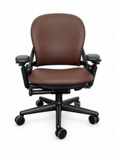 Steelcase Leap V1 Chair,   Fully Loaded -  Brown Leather- picture