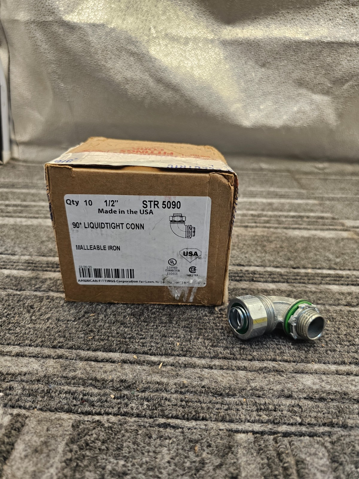 (QTY 10) American Fittings STR 5090: 1/2