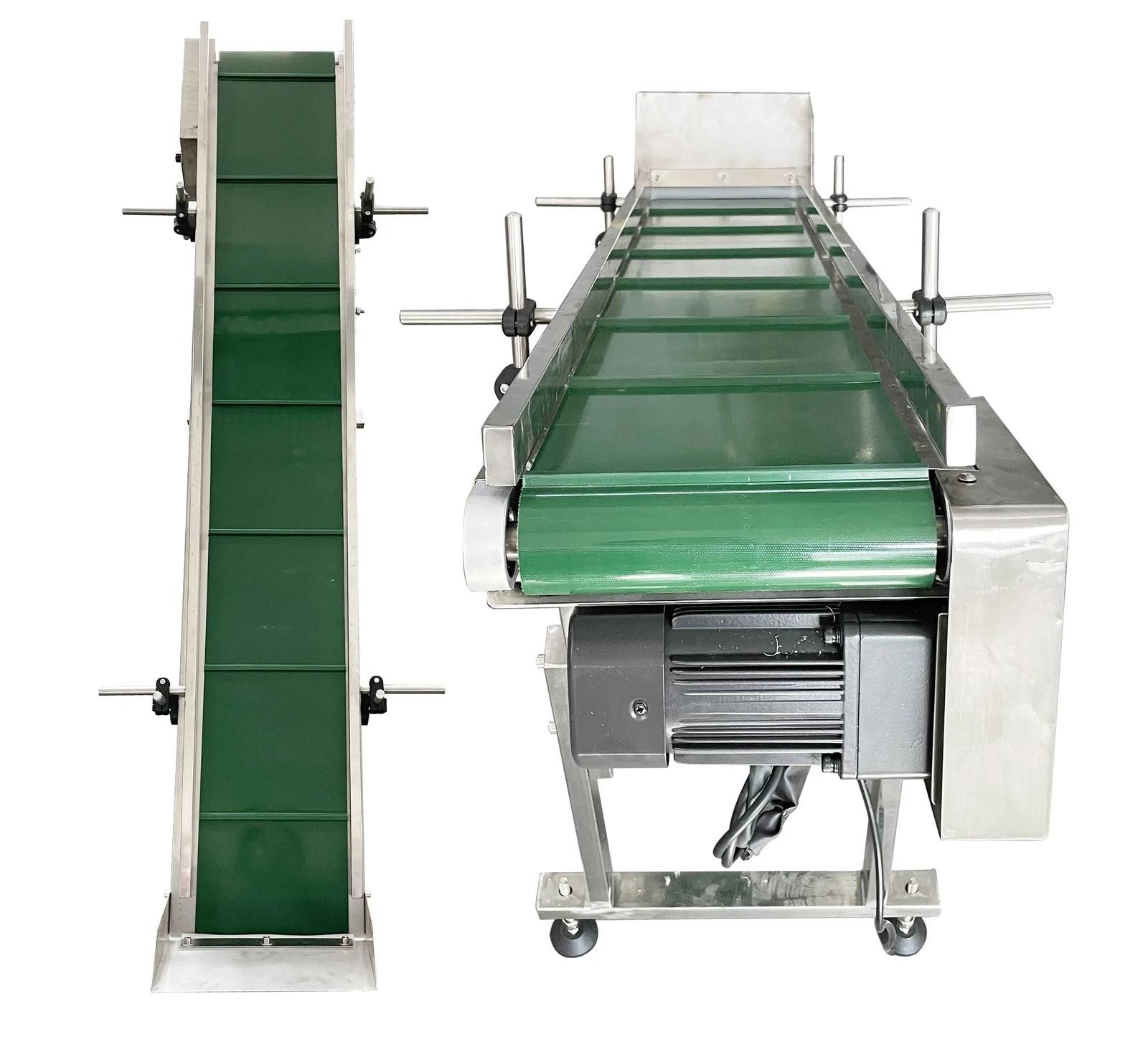 Electric Lifting Conveyor Incline Conveyor Rubber PVC Belt for Packing Machine Electric Lifting Conveyor Incline Conveyor Rubber PVC Belt for Packing Machine