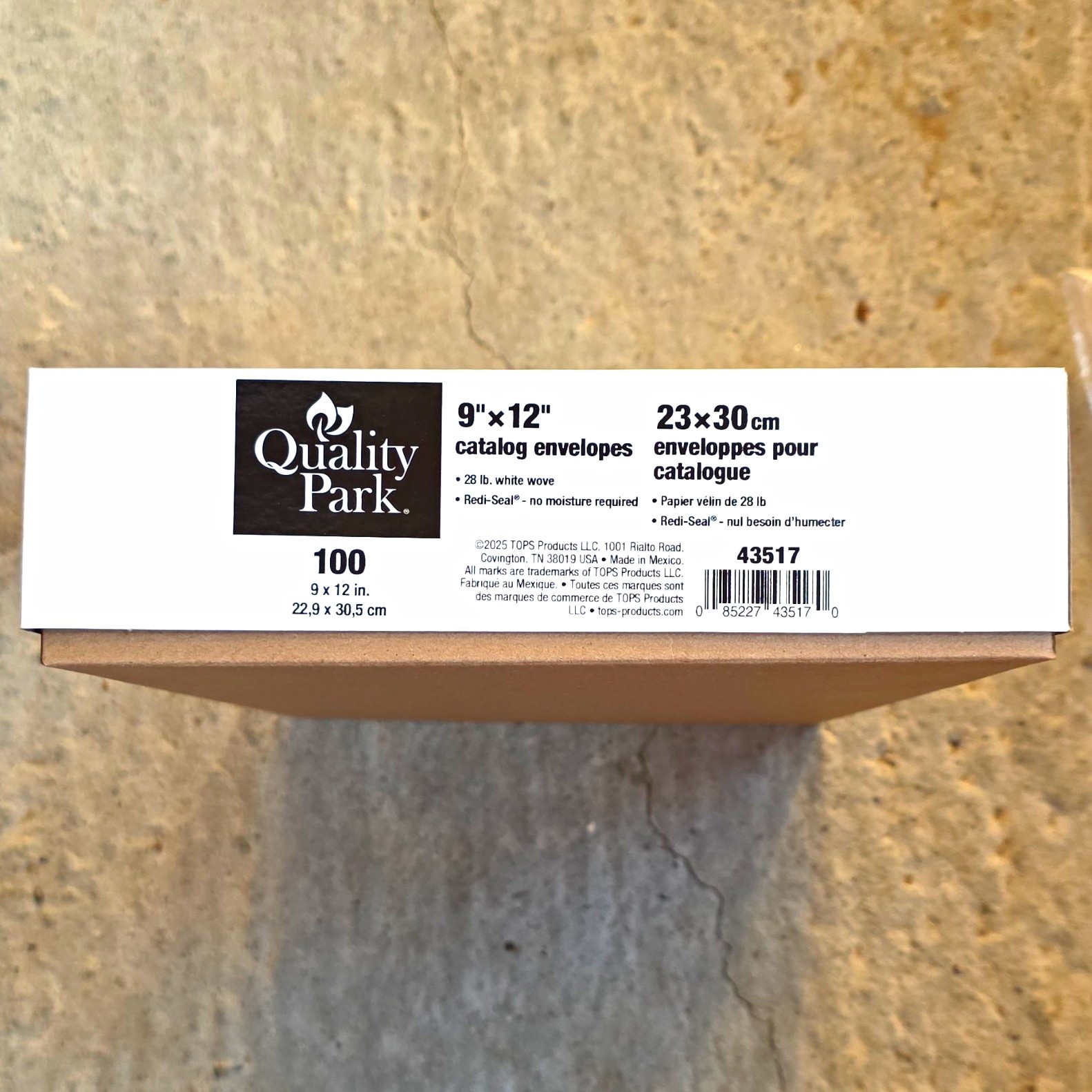 Quality Park 9 x 12 in Catalog Envelopes White 100 ct, MPN 43517