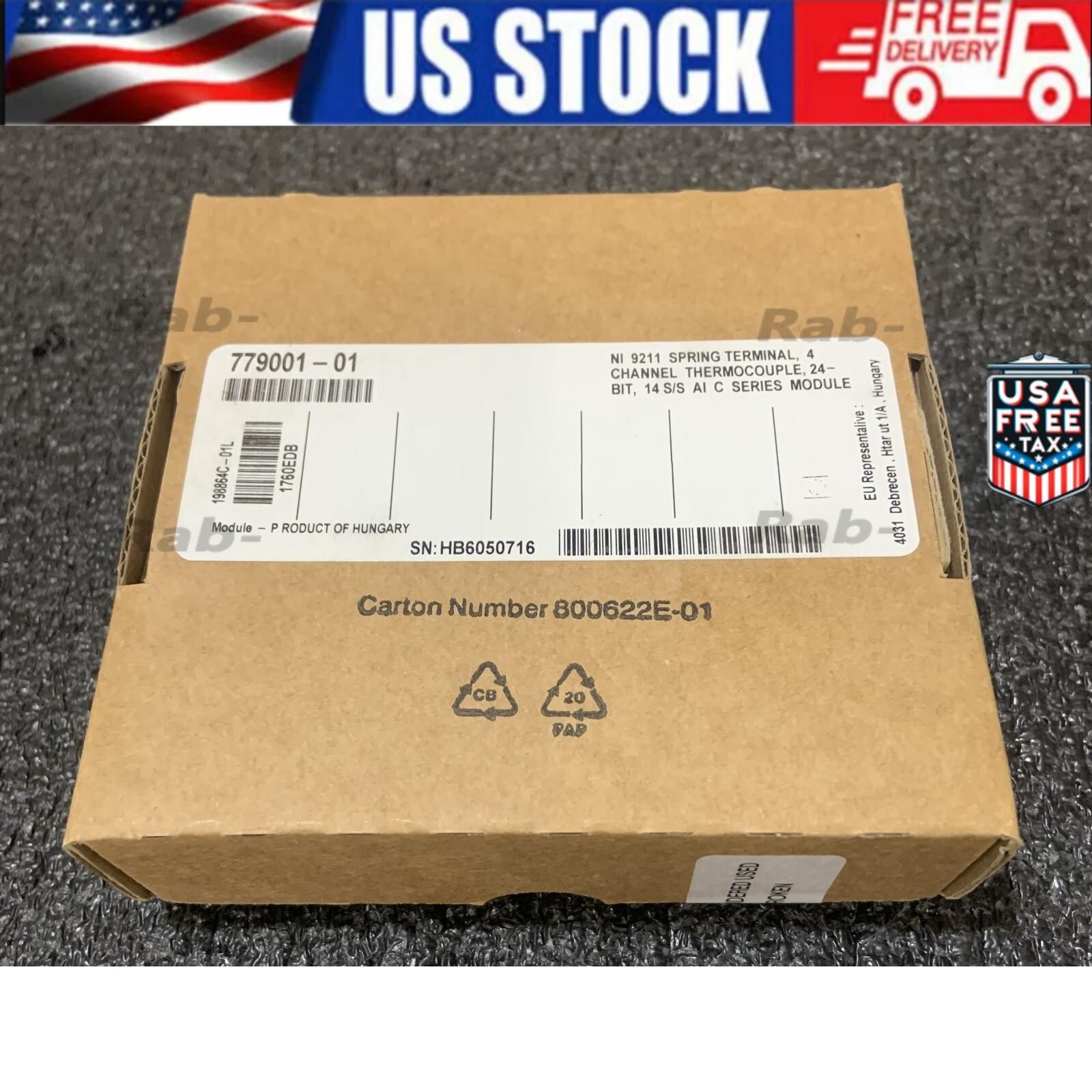NEW National Instruments NI-9211 NI9211 C Series Temperature Input 1PC IN BOX NEW National Instruments NI-9211 NI9211 C Series Temperature Input 1PC IN BOX