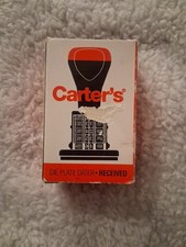 Vintage Carter’s Deluxe Die Plate Dater Ten Year Band Stamp Made In USA. picture