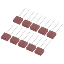 30Pcs DIP Mounted Miniature Square Slow Blow Micro Fuse 5A 250V Red picture
