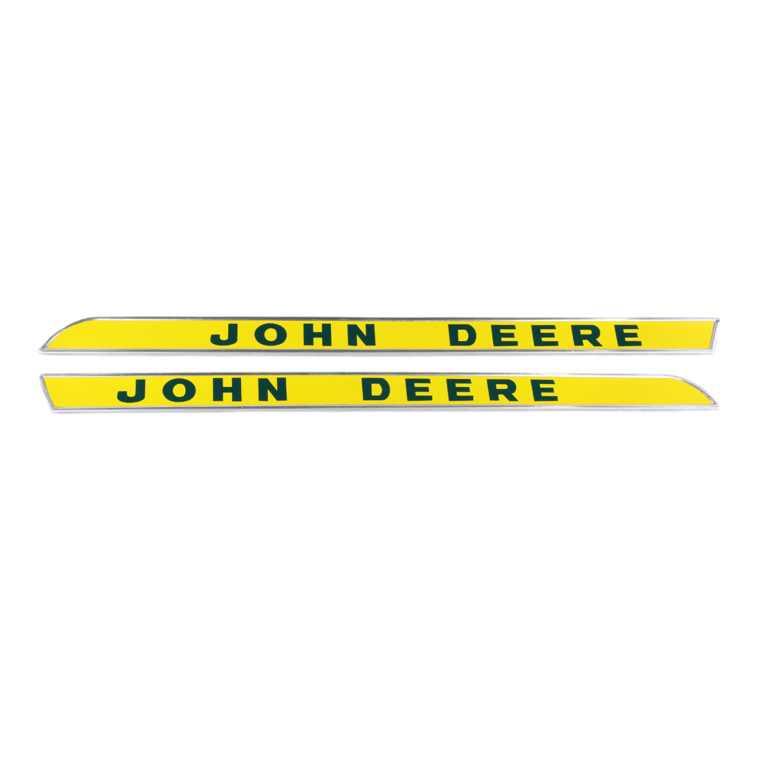 Right & Left Side Moldings Raised Letters Fits John Deere Tractors AR28048
