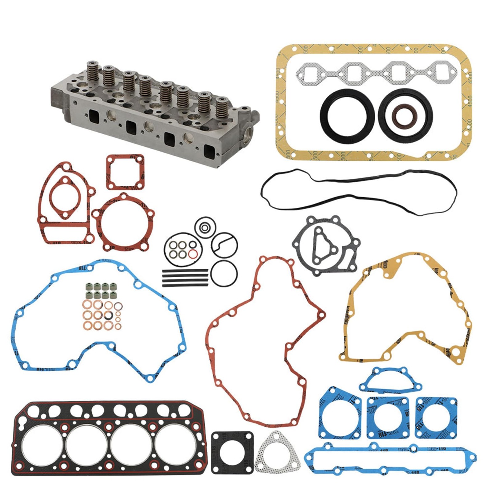 Complete Cylinder Head Assy and Full Gasket Replacement for Engine S4L S4L2