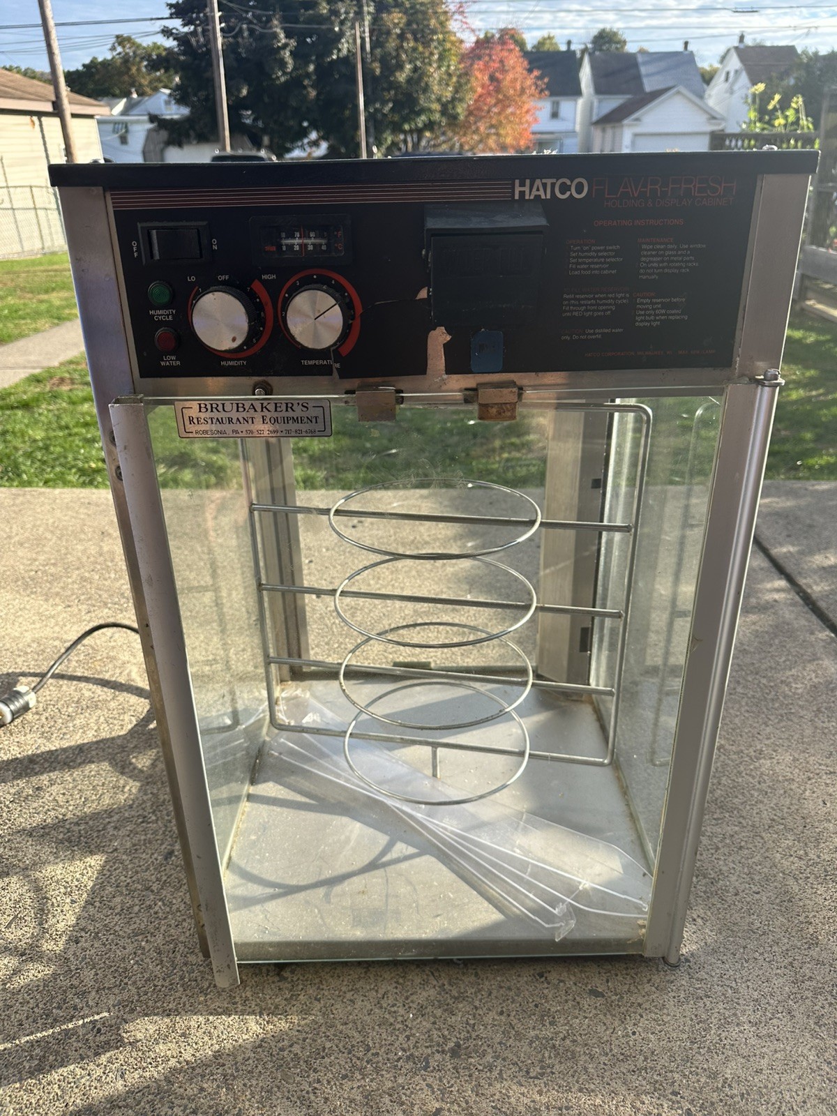 Hatco Flav-R-Savor Commercial Countertop Heated Display