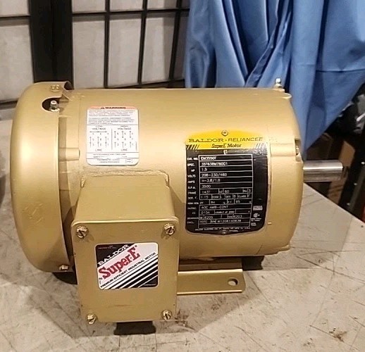 BALDOR  EM3550T SUPER-E MOTOR  1.5HP 230/460V 3 PH 3500 RPM