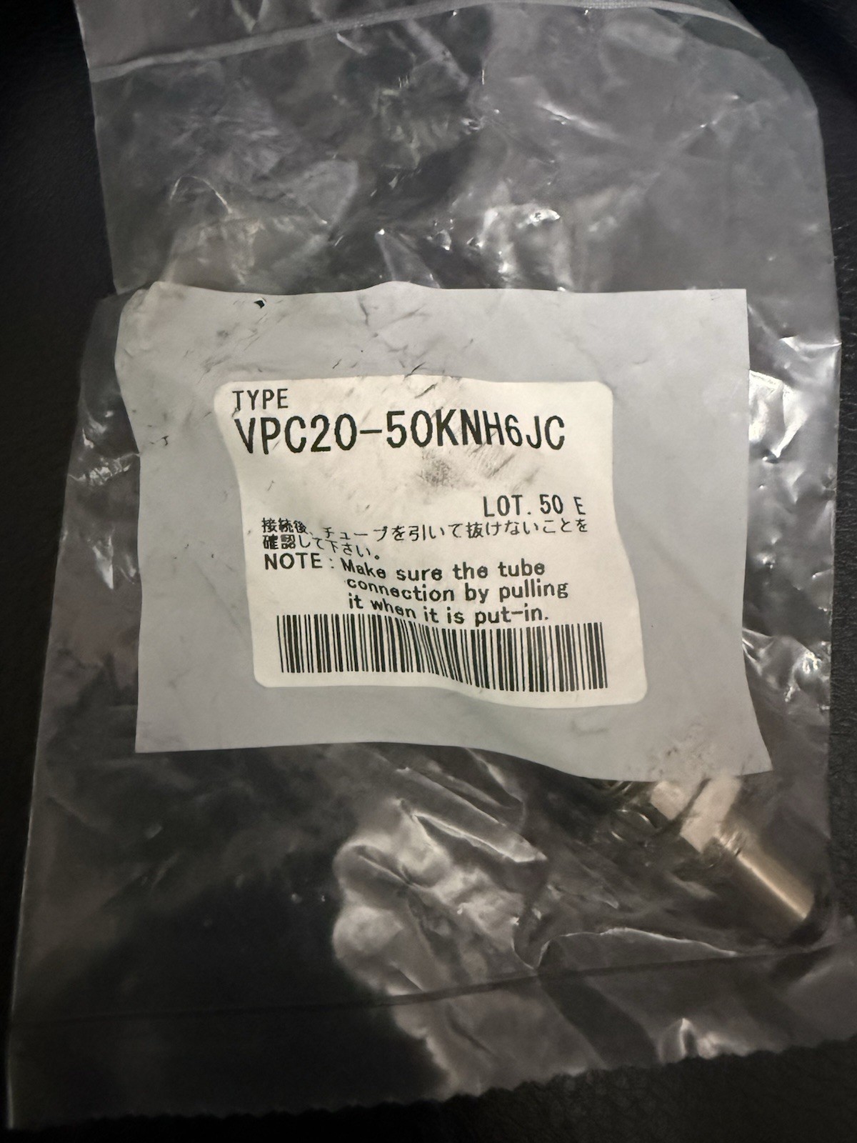 PISCO VPC20-50KNH6JC Vacuum Pad Suction Cup New Sealed