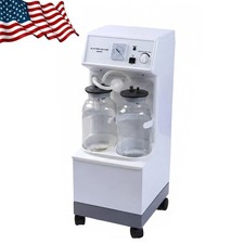 Dental Phlegm Suction Unit Vacuum Medical Aspirator Dual Bottle Adjustable picture