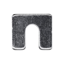 Zinc Shim 1-1/4 x 1-1/8 x 1/8 with 3/8 Slot Alignment | Auveco 3156 picture