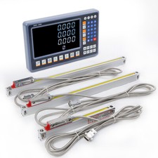 TOAUTO 2/3Axis 8'' LED Digital Readout +TTL Glass Linear Scales Dro Kit for Mill picture