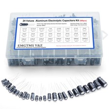 500pcs 24-Value Aluminum Electrolytic Capacitors Assortment Kit picture