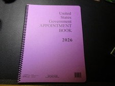 Unicor 2026 Fed Appointment Book, Spiral, Qty - 1, Individual picture