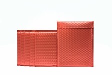 200 #2 Matte Metallic Red Poly Bubble Mailers 8.5x12 (Inner 8.5x11) picture
