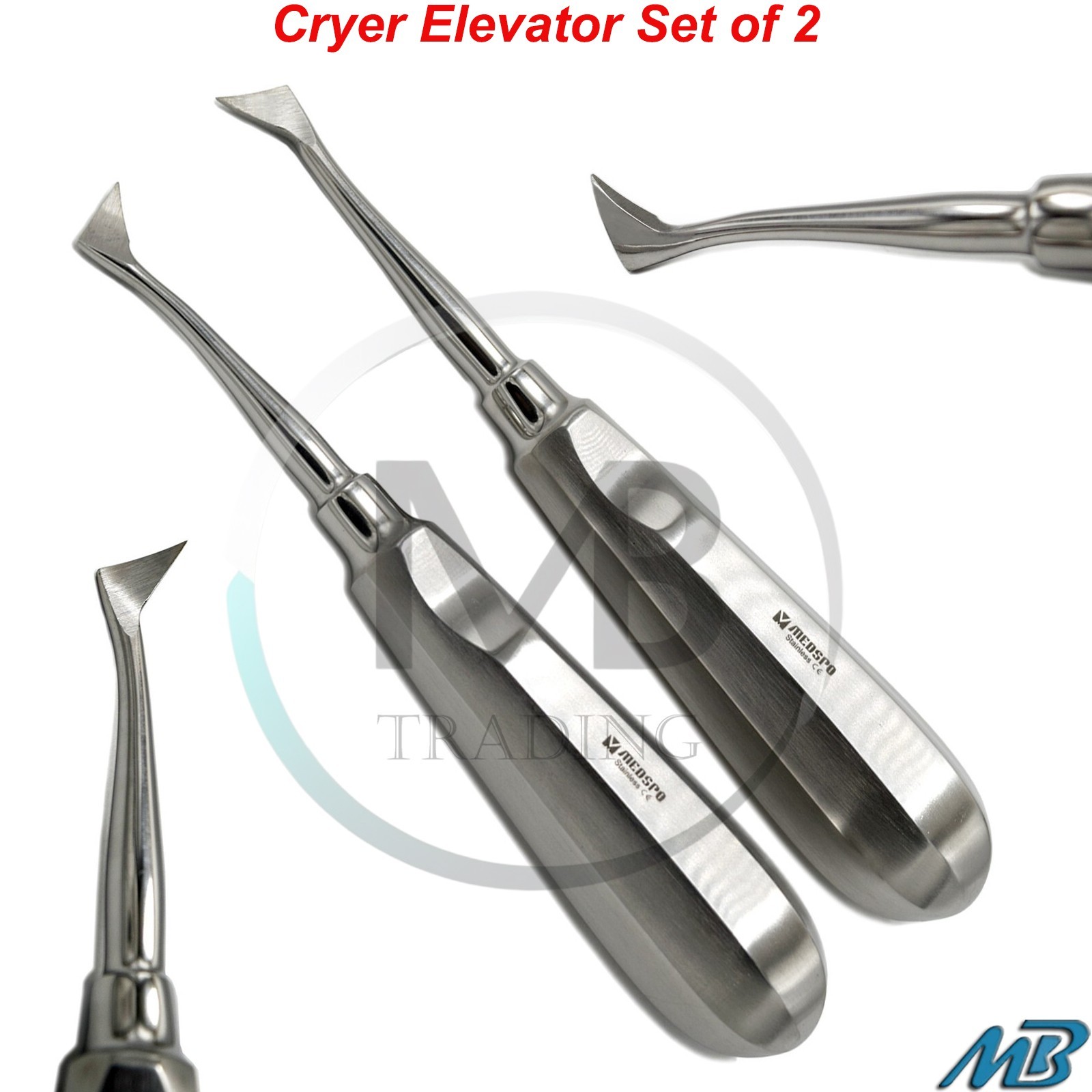 Dental Tooth Extraction Root Elevator Surgical Luxating Elevators Instruments
