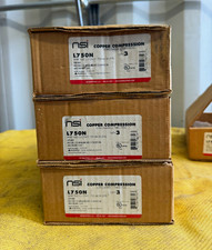 LOT OF 11 – NSI L750N 750 MCM Copper Compression Lugs picture