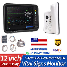 US Warehouse Shipping Vital Signs Monitor 12 inch Screen Multi-parameter picture
