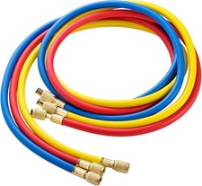 3 Pieces AC Manifold Gauge Hose Kit Refrigerant Charging Hoses  Manifold picture