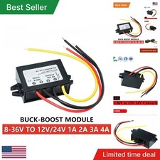 8V 36V To 12V 24V 1A 2A 3A DC Buck Boost Converter Stabilizer Power Regulator picture