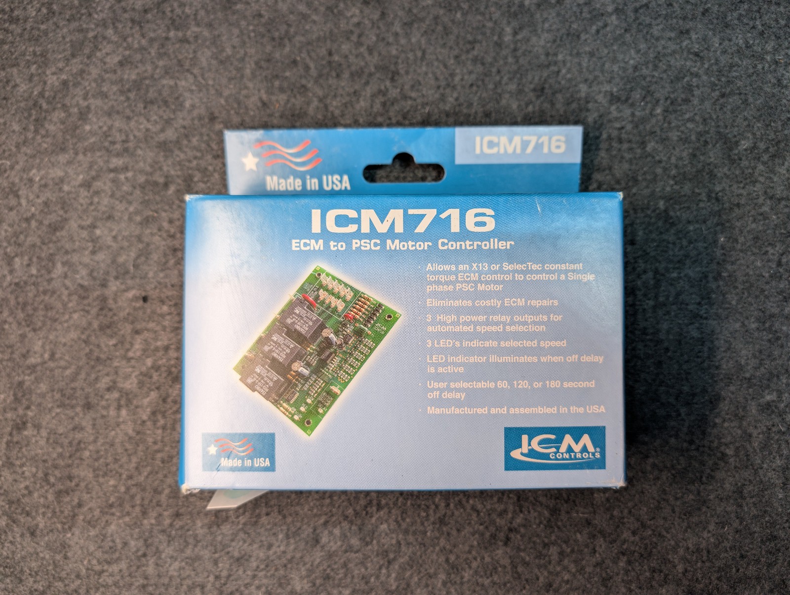 (ICM716) ECM TO PSC MOTOR CONTROLLER OEM REPLACEMENT QUIKSWAP X3