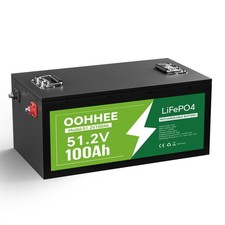 48V 100Ah LiFePO4 Battery BMS for Golf Cart RV Solar Deep Cycle 51.2V Lithium picture