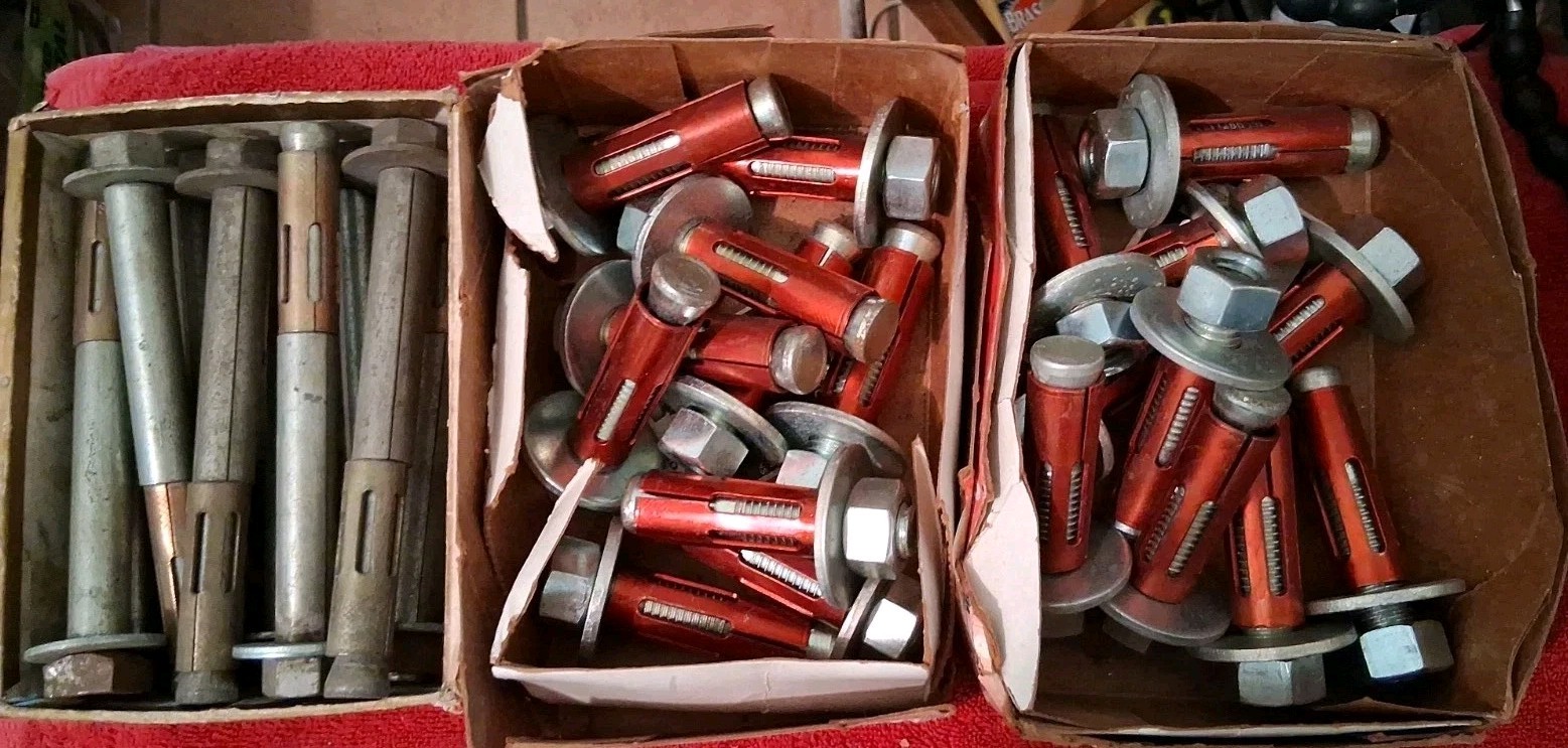 2 NOS Boxes PHILLIPS SLEEVE ANCHORS HN-3424  3/4\