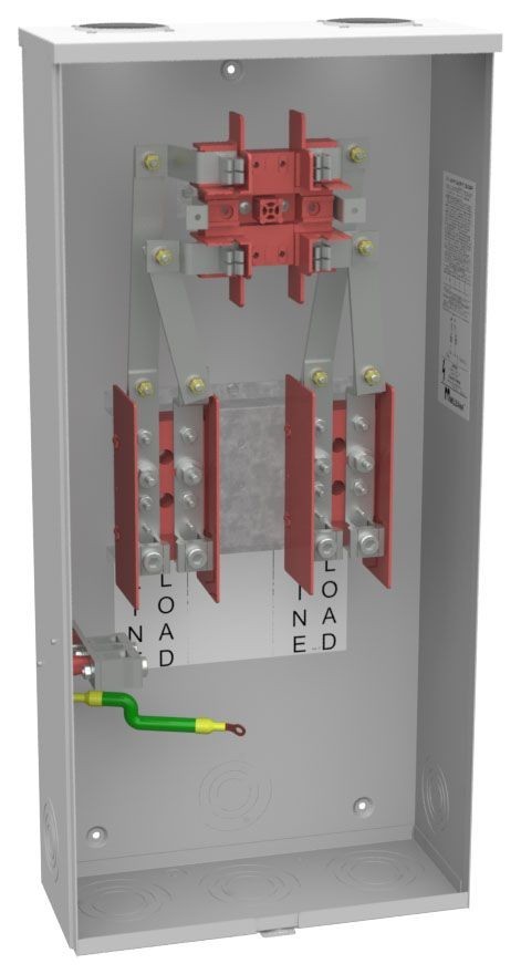 Milbank 124TB-RP 200A, 4 Terminal, Ring Type Safety Socket