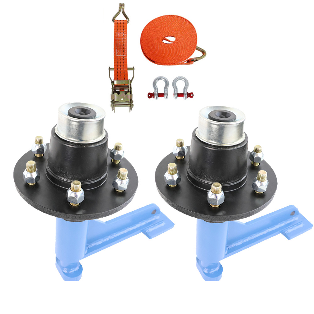 2-Pack 8800lbs Shipping Container Wheels 6-Lug Kit Heavy Ship Container Axles 2-Pack 8800lbs Shipping Container Wheels 6-Lug Kit Heavy Ship Container Axles