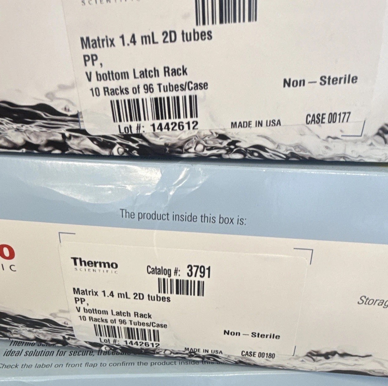 NewPromo 5x Cases Thermo Scientific Matrix 1.4mL 2D Polypropylene Tubes MPN 3791