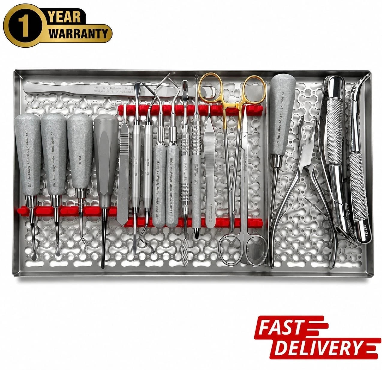 Professional Hu-Friedy Koerner Oral Surgery Kit – Complete Basic Dental Set