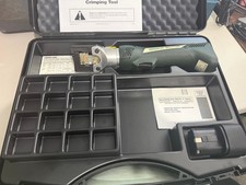 Greenlee Gator EK410 Battery-Powered Crimping Tool and battery only picture