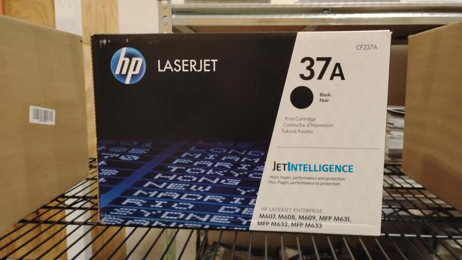 Genuine HP 37A Black Toner Cartridge CF237A OEM – Sealed / New ✅