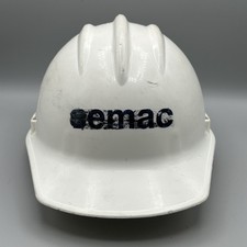 Vintage Bullard Hard Boiled Model 3000 White Hard Hat USA 6.5-8 Ratchet USA picture