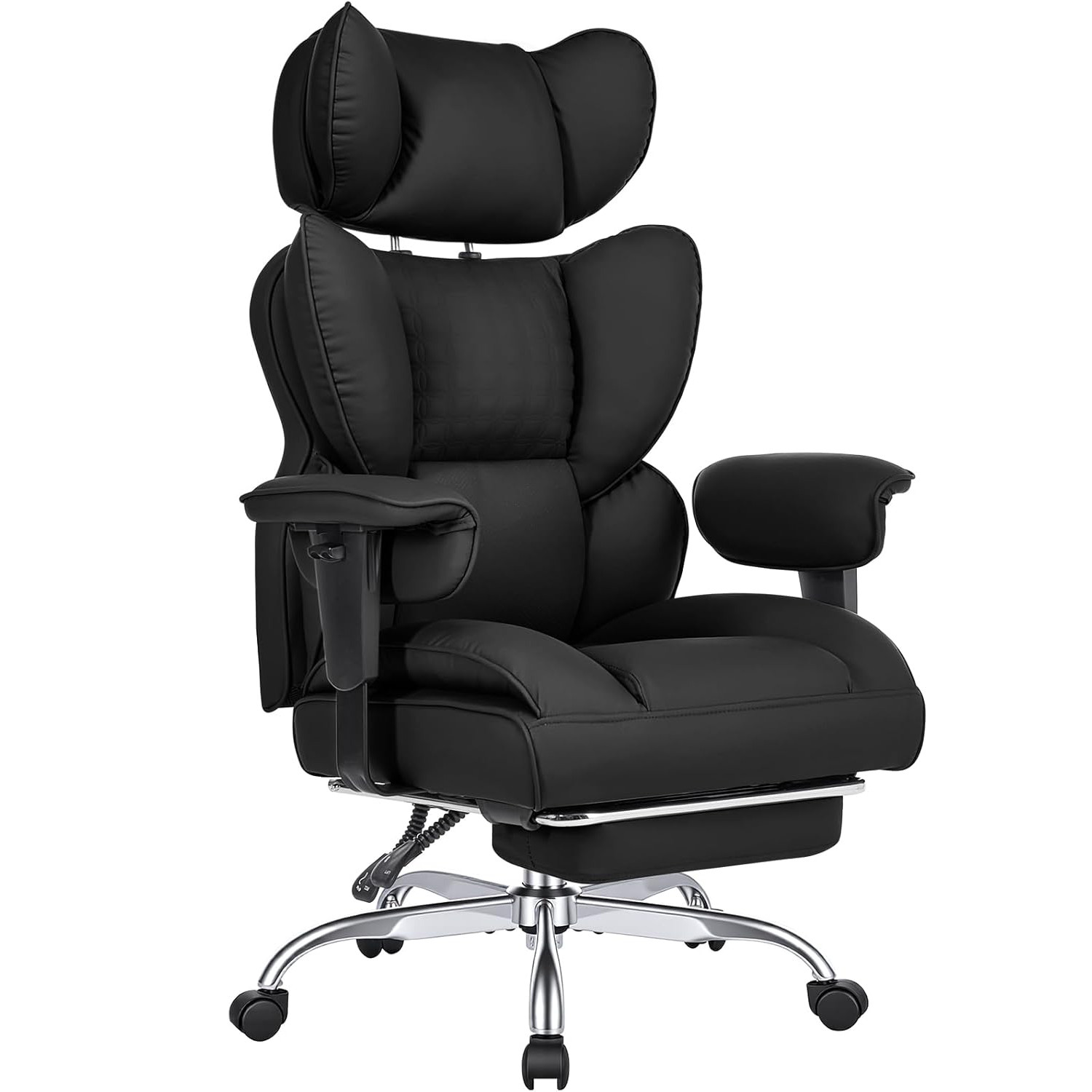 Big and Tall Executive Ergonomic Chair w/Footrest,High Back,Adjustable Armrests Big and Tall Executive Ergonomic Chair w/Footrest,High Back,Adjustable Armrests