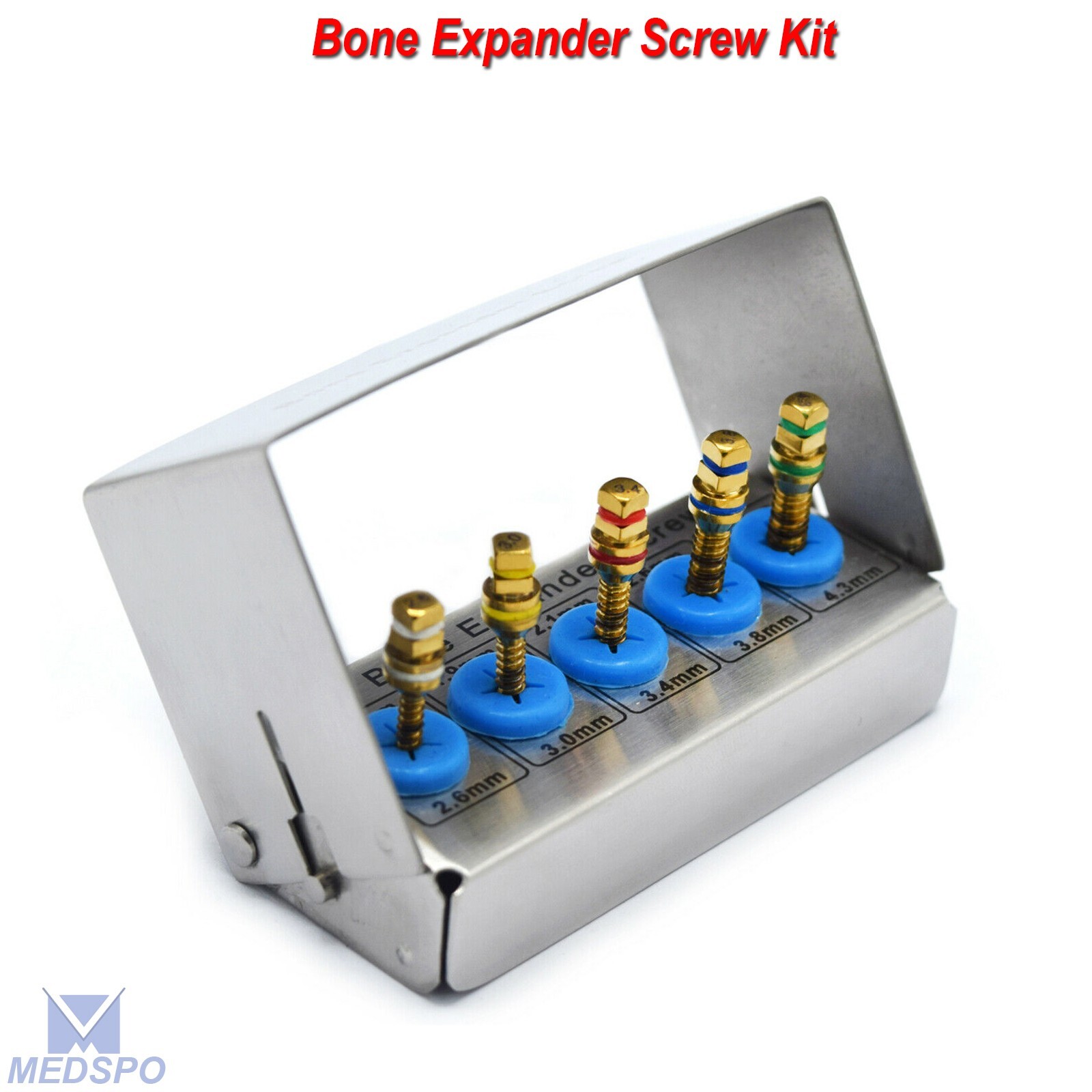 Bone Expander Kit 5 Pcs Screws Dental Implant Instruments Orthodontic