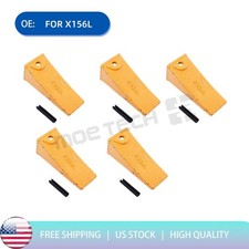 5PK X156L Long Bucket Teeth/Tooth w/ P156 Roll Pins For Backhoe Mini Excavators picture