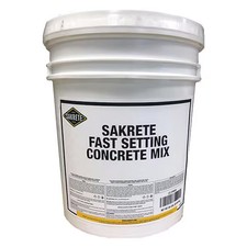 Sakrete Concrete Mix, Pail, Gray, Fast Setting 120019 Sakrete 120019 50 lb. picture