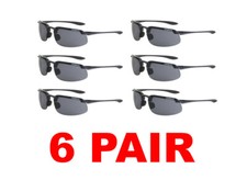 Radians Crossfire ES4 2141 Smoke Lens Safety Glasses (6 Pairs) picture