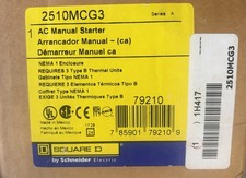NIB - Square D - 2510MCG3 - Manual Starter, 3 Pole, 10Hp At 380/575Vac, 3 Phase picture