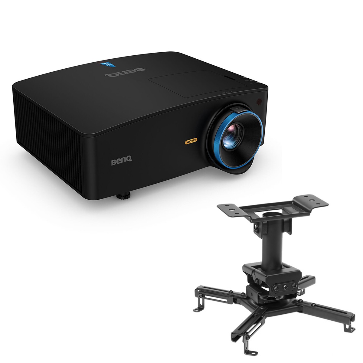 BenQ LK936ST 4K Ultra HD Short-Throw Laser DLP Projector, Bundle with H&A Ceilin