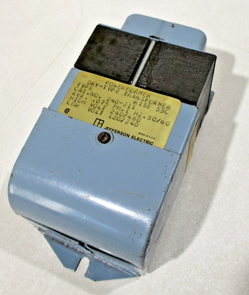 Jefferson Electric Powerformer Dry-Type Transformer 240-211