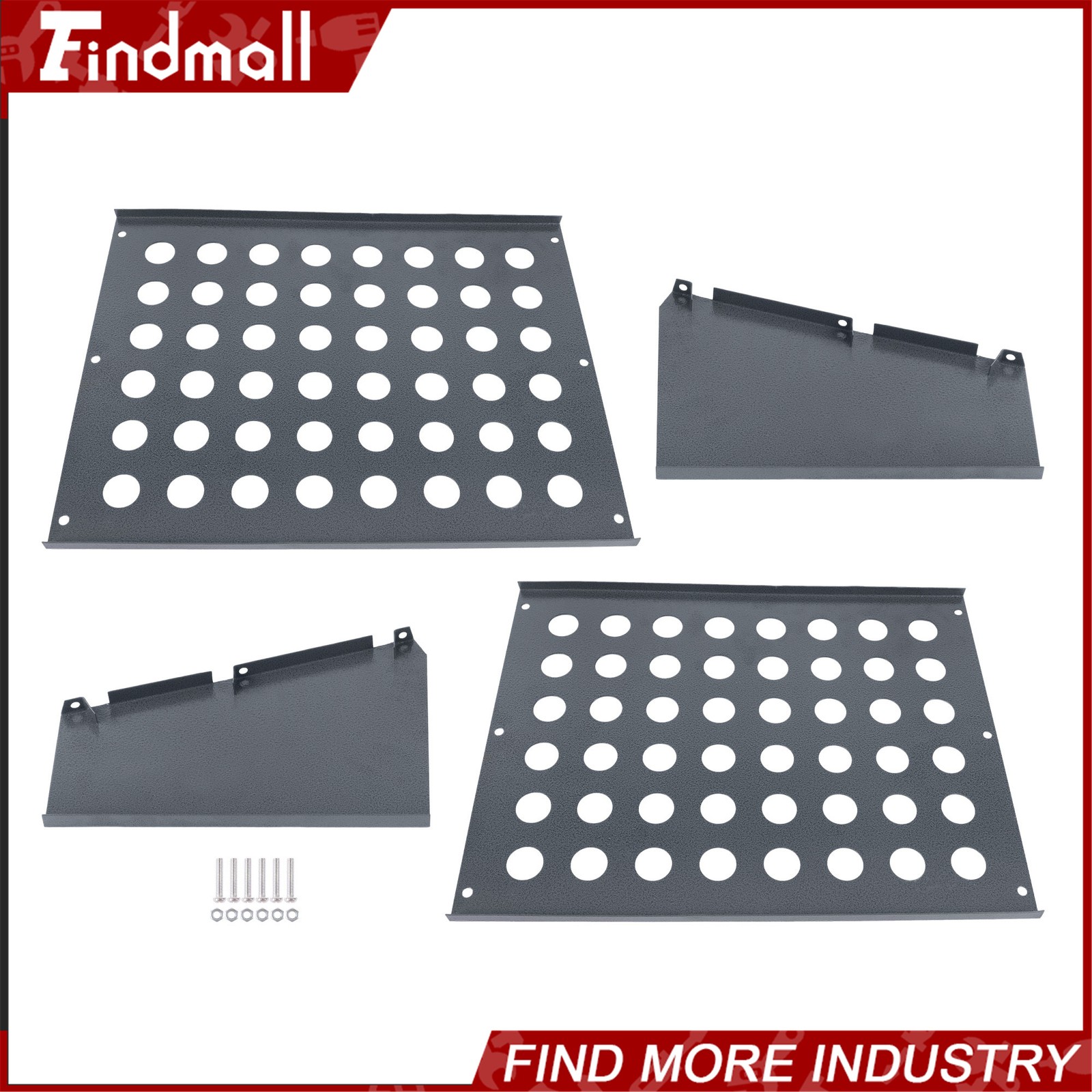 Findmall Heavy Duty R8 Collet Organizer - 48 Hole Rack for 0.98\