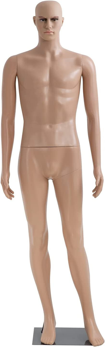 Male Mannequin Full Body Dress Form Sewing Dress Model Mannequin Stand  73 inch