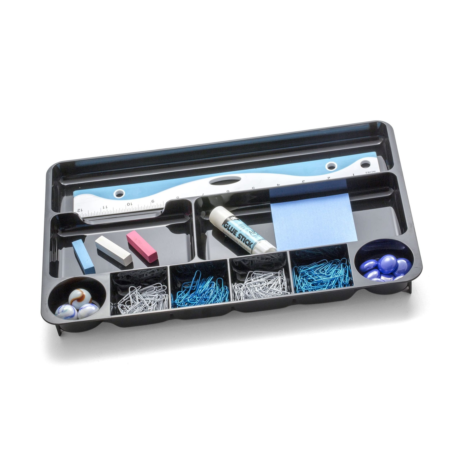 Officemate Recycled Drawer Tray 9 Compartment Black
